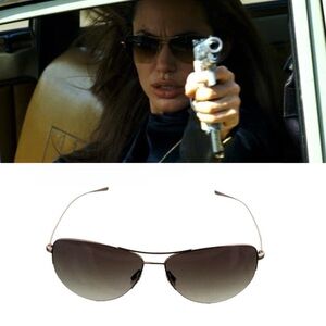 Metal Aviator Sunglasses As Seem On Angelina Jolie
